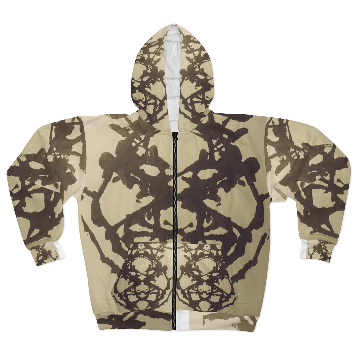 AOP Unisex Zip Hoodie ::: inkblots : 1 : by raquel poy 2017-2022