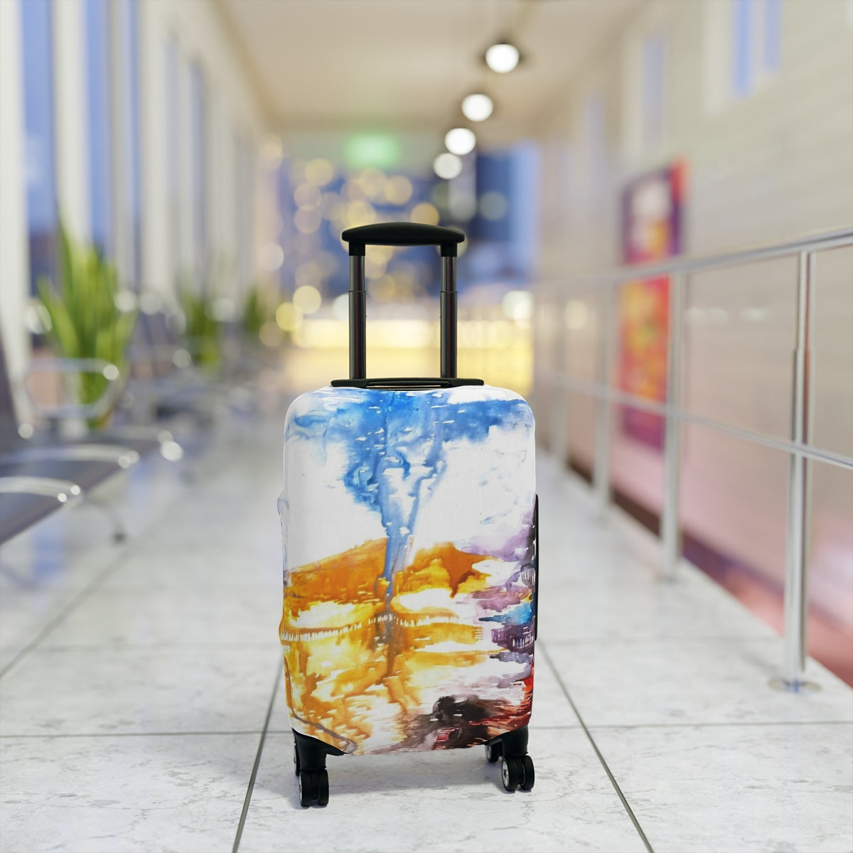 Luggage Cover ::: watercolors : 1 : by raquel poy 2017-2022