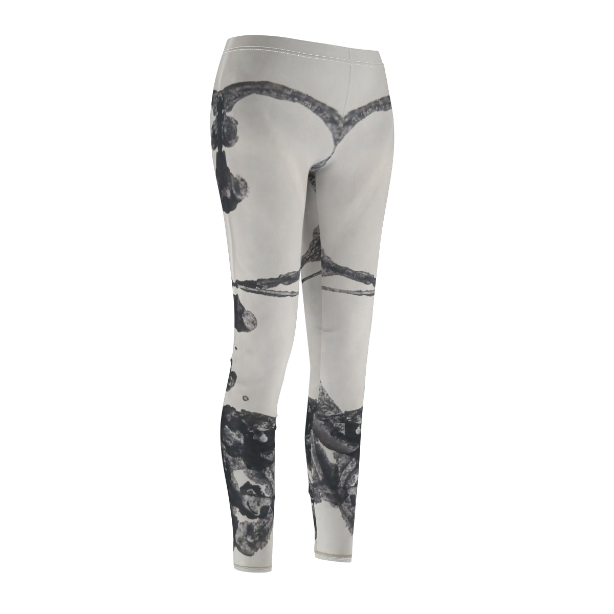 Women's Cut & Sew Casual Leggings ::: inkblots : 1 : by raquel poy 2017-2022