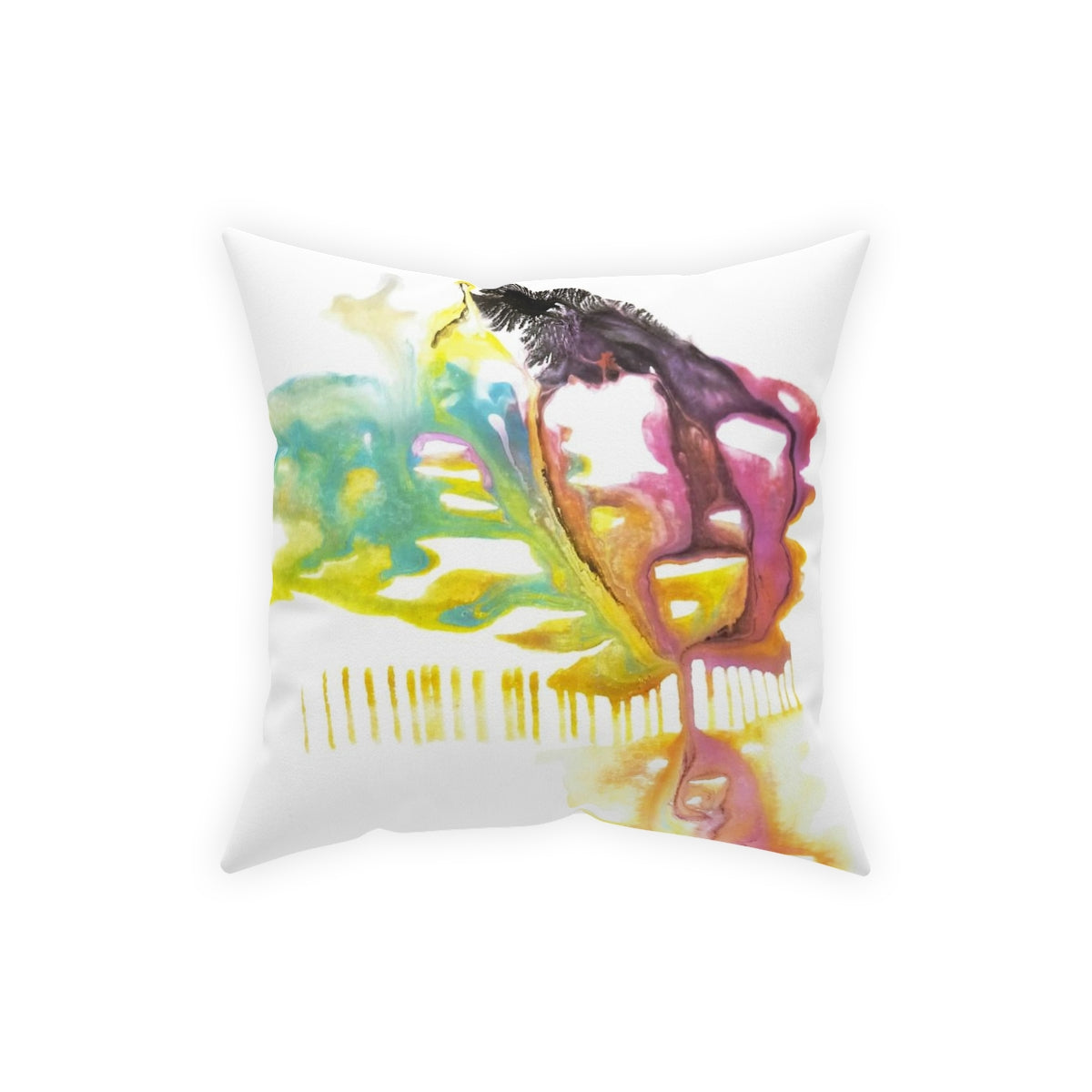 Broadcloth Pillow  ::: watercolors : 1 : by raquel poy 2017-2022