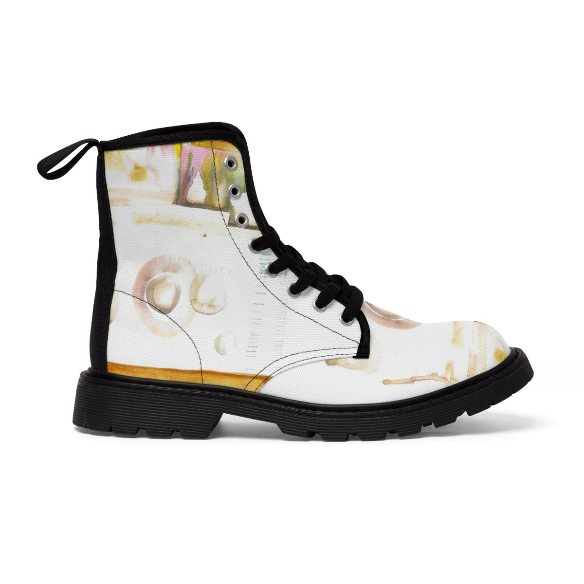 Women's Canvas Boots  ::: watercolors : 1 : by raquel poy 2017-2022